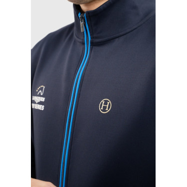 Sudadera con cremallera Budapest Unisex EEF x Harcour Marino Azul marino Sudadera con cremallera Budapest Unisex EEF x Harcour Marino Azul marino