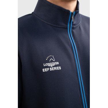 Sudadera con cremallera Budapest Unisex EEF x Harcour Marino Azul marino Sudadera con cremallera Budapest Unisex EEF x Harcour Marino Azul marino