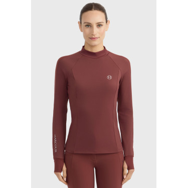 Camiseta técnica Harcour Calista para mujer Vid de uva Burdeos Camiseta técnica Harcour Calista para mujer Vid de uva Burdeos