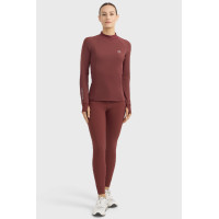 Camiseta técnica Harcour Calista para mujer Vid de uva Burdeos