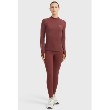 Camiseta técnica Harcour Calista para mujer Vid de uva Burdeos Camiseta técnica Harcour Calista para mujer Vid de uva Burdeos