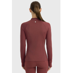 Camiseta técnica Harcour Calista para mujer Vid de uva Burdeos Camiseta técnica Harcour Calista para mujer Vid de uva Burdeos
