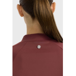 Camiseta técnica Harcour Calista para mujer Vid de uva Burdeos Camiseta técnica Harcour Calista para mujer Vid de uva Burdeos