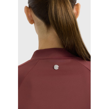 Camiseta técnica Harcour Calista para mujer Vid de uva Burdeos Camiseta técnica Harcour Calista para mujer Vid de uva Burdeos