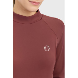 Camiseta técnica Harcour Calista para mujer Vid de uva Burdeos Camiseta técnica Harcour Calista para mujer Vid de uva Burdeos