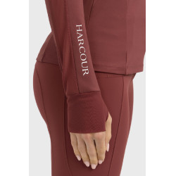 Camiseta técnica Harcour Calista para mujer Vid de uva Burdeos Camiseta técnica Harcour Calista para mujer Vid de uva Burdeos