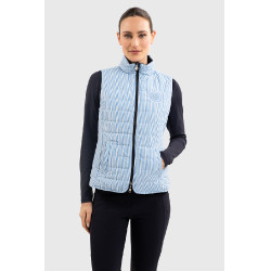 Chaleco sin mangas Harcour Quickstara Reversible Mujer CSIO La Baule Marino / marinera cielo Azul marino