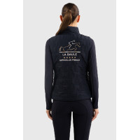 Chaleco sin mangas Harcour Quickstara Reversible Mujer CSIO La Baule Marino / marinera cielo Azul marino
