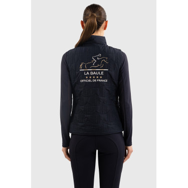 Chaleco sin mangas Harcour Quickstara Reversible Mujer CSIO La Baule Marino / marinera cielo Azul marino