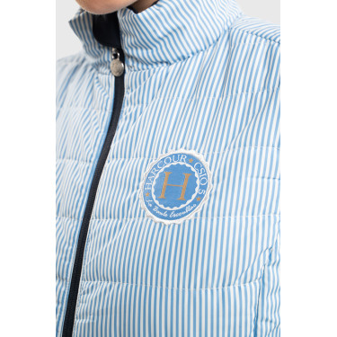 Chaleco sin mangas Harcour Quickstara Reversible Mujer CSIO La Baule Marino / marinera cielo Azul marino