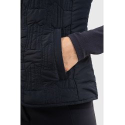 Chaleco sin mangas Harcour Quickstara Reversible Mujer CSIO La Baule Marino / marinera cielo Azul marino