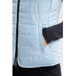Chaleco sin mangas Harcour Quickstara Reversible Mujer CSIO La Baule Marino / marinera cielo Azul marino