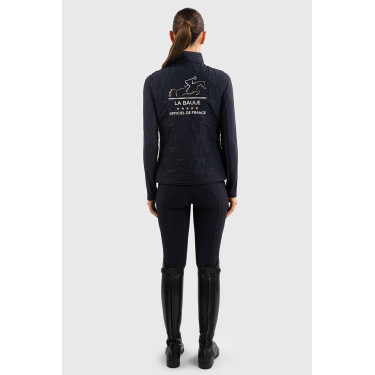 Chaleco sin mangas Harcour Quickstara Reversible Mujer CSIO La Baule Marino / marinera cielo Azul marino