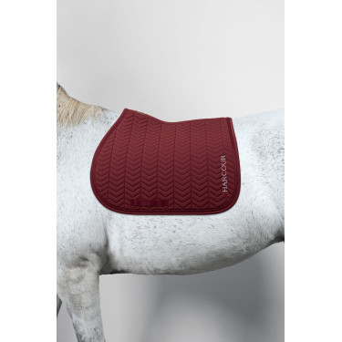 Manta de silla Harcour Cobalt Vid de uva Burdeos
