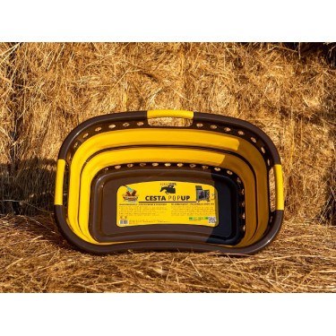 Cesta plegable Horsewipe Amarillo