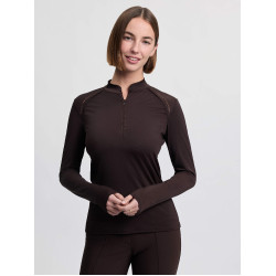 Capa base ligera LeMieux Brilliance Heyden para mujer Café exprés Marr&amp;amp;amp;oacute;n