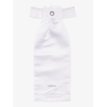 Corbata de concurso LeMieux Brilliance Blanco / marino