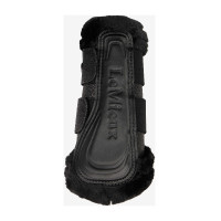 Guêtres flexibles LeMieux con ribete de forro polar Brilliance Negro