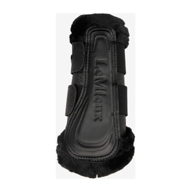 Guêtres flexibles LeMieux con ribete de forro polar Brilliance Negro