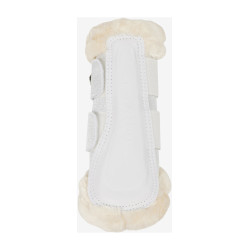 Guêtres flexibles LeMieux con ribete de forro polar Brilliance Blanco Guêtres flexibles LeMieux con ribete de forro polar Brilliance Blanco