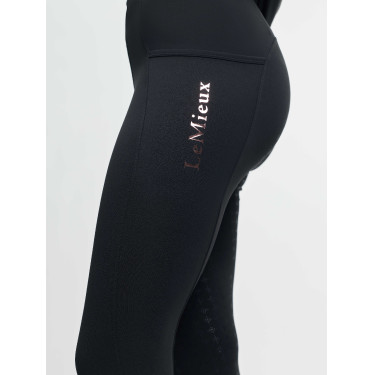 Legging pull-on para joven jinete LeMieux Orla Brilliance Sparkle Negro Legging pull-on para joven jinete LeMieux Orla Brilliance Sparkle Negro