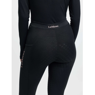 Legging pull-on para joven jinete LeMieux Orla Brilliance Sparkle Negro Legging pull-on para joven jinete LeMieux Orla Brilliance Sparkle Negro