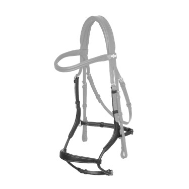 Muserola LeMieux Arika Ajustable Anatómica Negro / plata Muserola LeMieux Arika Ajustable Anatómica Negro / plata