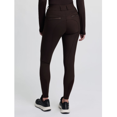 Pantalón de equitación LeMieux con refuerzos de silicona Brilliance para mujer Café exprés Marr&amp;amp;amp;oacute;n