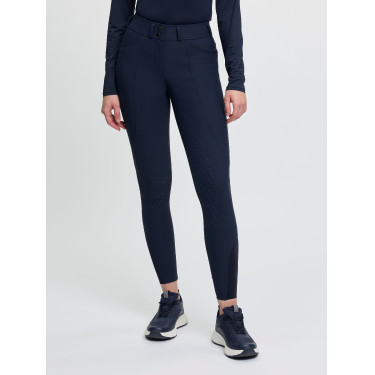 Pantalón de equitación LeMieux con asiento de silicona Brilliance para mujer Marino Azul marino