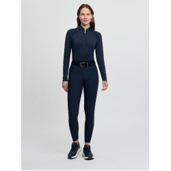 Pantalón de equitación LeMieux con asiento de silicona Brilliance para mujer Marino Azul marino