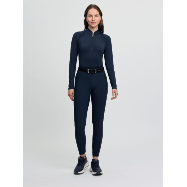 Pantalón de equitación LeMieux con asiento de silicona Brilliance para mujer Marino Azul marino