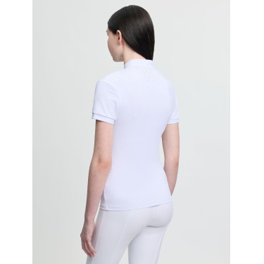 Polo de concurso de manga corta Young Rider LeMieux Brilliance Livvy Blanco Polo de concurso de manga corta Young Rider LeMieux Brilliance Livvy Blanco