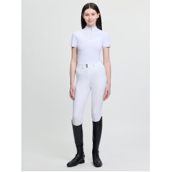 Polo de concurso de manga corta Young Rider LeMieux Brilliance Livvy Blanco Polo de concurso de manga corta Young Rider LeMieux Brilliance Livvy Blanco
