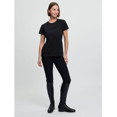 Camiseta LeMieux Brilliance de manga corta para mujer Negro Camiseta LeMieux Brilliance de manga corta para mujer Negro
