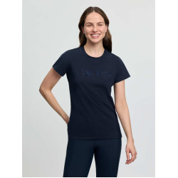 Camiseta LeMieux Brilliance de manga corta para mujer Marino Azul marino