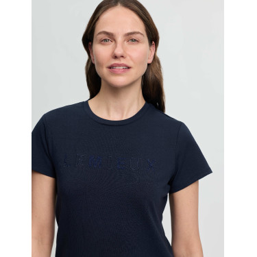 Camiseta LeMieux Brilliance de manga corta para mujer Marino Azul marino