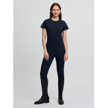 Camiseta LeMieux Brilliance de manga corta para mujer Marino Azul marino