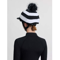 Toque con pompón LeMieux desmontable Derby Negro