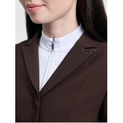 Chaqueta de concurso Junior Pro LeMieux Brilliance Café exprés Marrón Chaqueta de concurso Junior Pro LeMieux Brilliance Café exprés Marrón