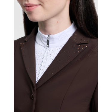 Chaqueta de concurso Junior Pro LeMieux Brilliance Café exprés Marrón Chaqueta de concurso Junior Pro LeMieux Brilliance Café exprés Marrón