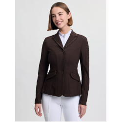 Chaqueta de concurso LeMieux Brilliance Diana para mujer Café exprés Marr&amp;amp;amp;oacute;n