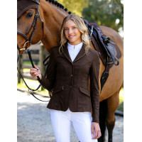 Chaqueta de concurso LeMieux Brilliance Diana para mujer Café exprés Marr&amp;amp;amp;oacute;n