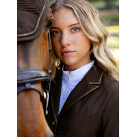 Chaqueta de concurso LeMieux Brilliance Diana para mujer Café exprés Marr&amp;amp;amp;oacute;n