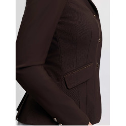 Chaqueta de concurso LeMieux Brilliance Diana para mujer Café exprés Marr&amp;amp;amp;oacute;n