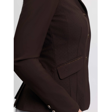 Chaqueta de concurso LeMieux Brilliance Diana para mujer Café exprés Marr&amp;amp;amp;oacute;n
