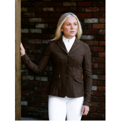 Chaqueta de concurso LeMieux Brilliance Diana para mujer Café exprés Marr&amp;amp;amp;oacute;n
