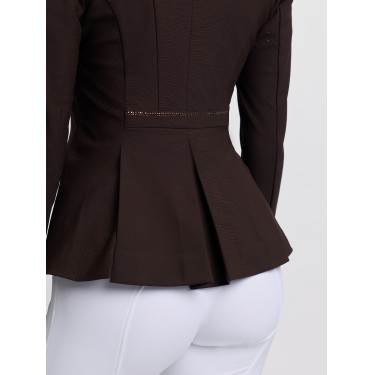 Chaqueta de concurso LeMieux Brilliance Diana para mujer Café exprés Marr&amp;amp;amp;oacute;n