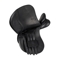 Silla mixta Waldhausen de cuero Comfort Negro