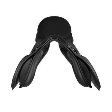 Silla mixta Waldhausen de cuero Comfort Negro