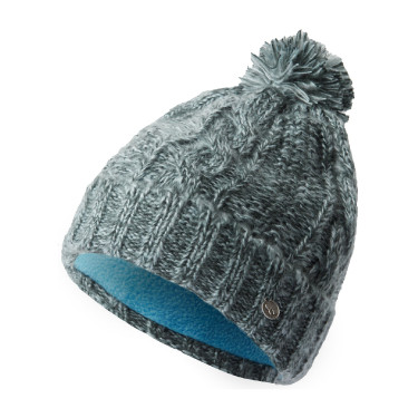Gorro de punto Horze Leighton Teens con forro polar Gris